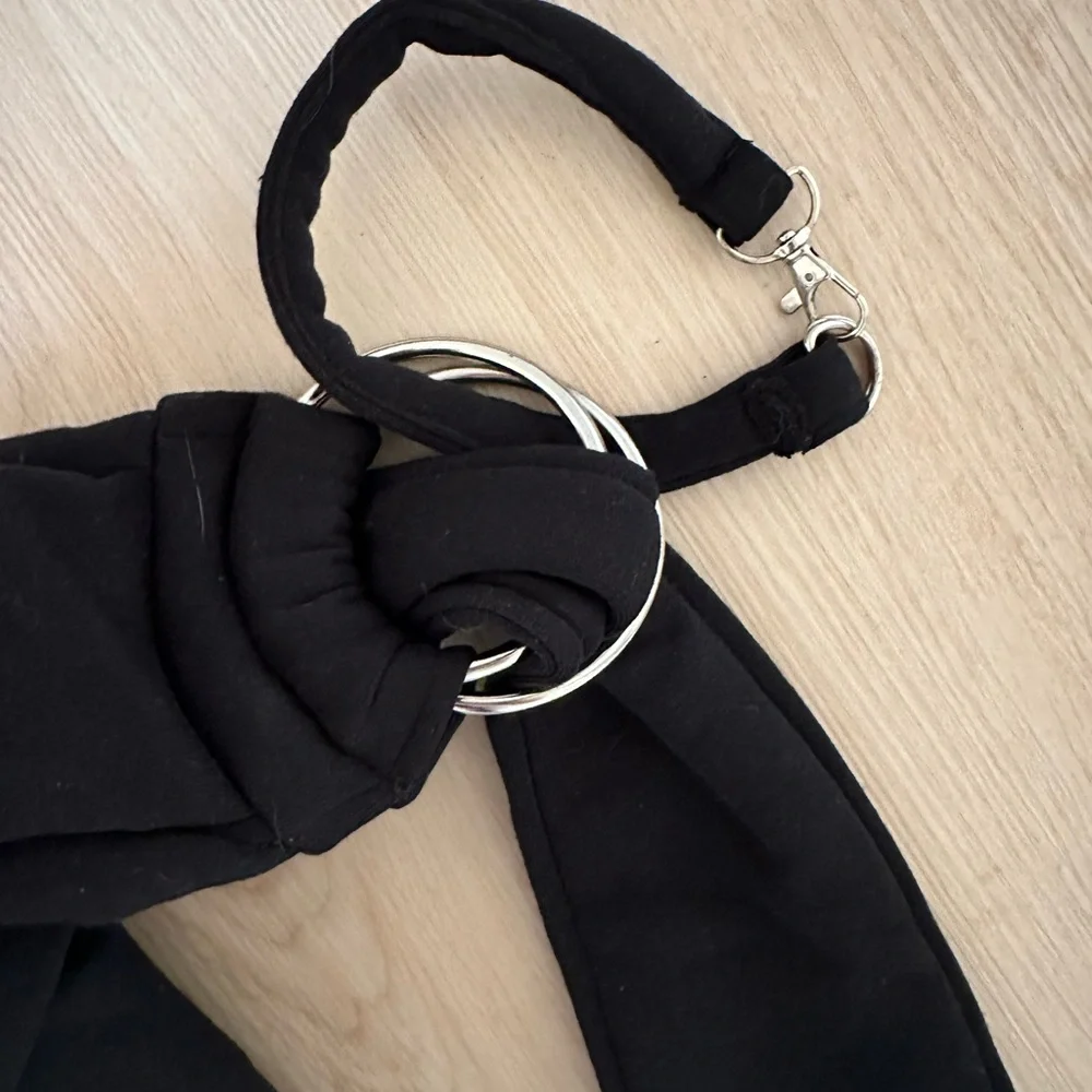 Tomkas Black and Orange Pet Sling
